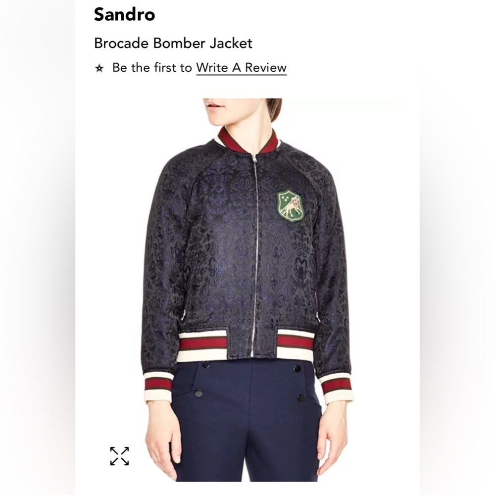 Sandro varsity jacket size 2 - Picture 12 of 12